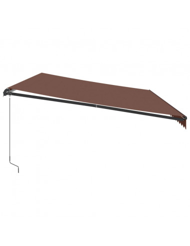 Tenda Retrattile Manuale 600x300 cm Marrone