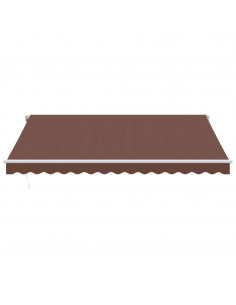 Tenda da Sole Retrattile Automatica 400x300 cm Marrone 2