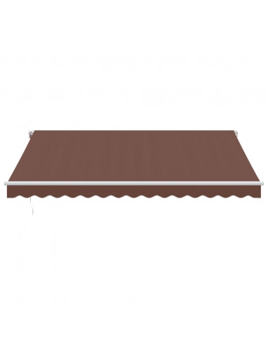 Tenda da Sole Retrattile Automatica 400x300 cm Marrone