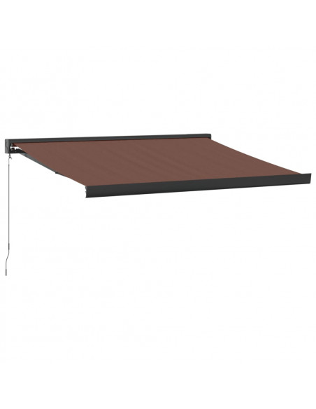 Tenda Sole Retrattile Manuale 300x250 cm Marrone