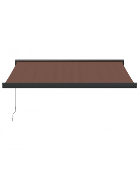 Tenda Sole Retrattile Manuale 300x250 cm Marrone