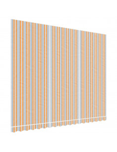 Tessuto di Ricambio per Tenda Strisce Multicolore 4,5x3,5 m 2