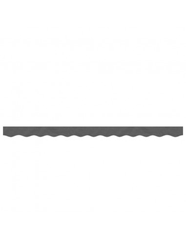 Tessuto di Ricambio per Mantovana da Tenda Strisce Antracite 3m