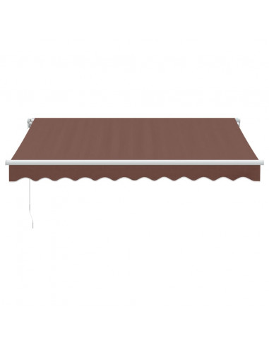 Tenda Sole Retrattile Manuale 300x250 cm Marrone