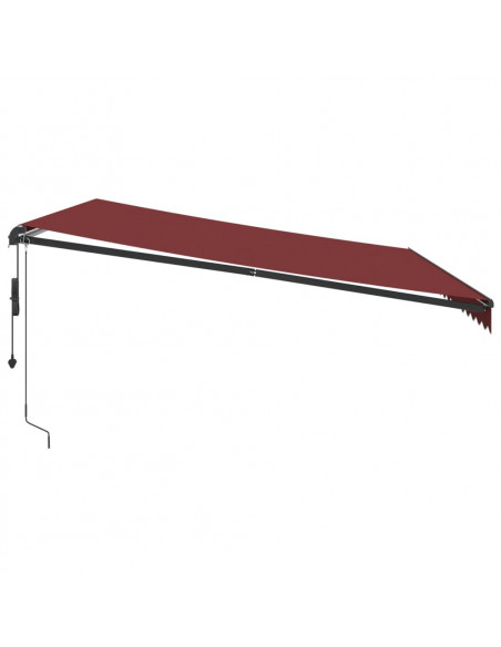 Tenda da Sole Retrattile Automatica Bordò 450x300 cm