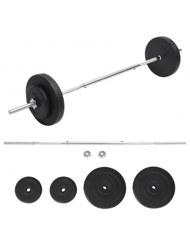 Set Bilanciere con Dischi 30 kg