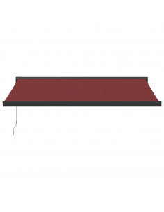 Tenda da Sole Retrattile Manuale Bordò 400x300 cm 2