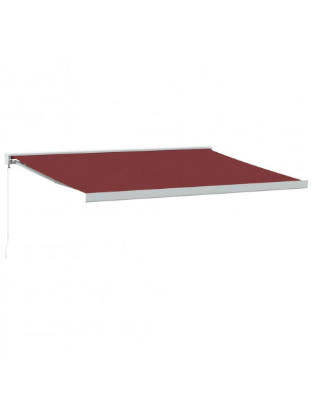 Tenda da Sole Retrattile Manuale Bordò 400x300 cm
