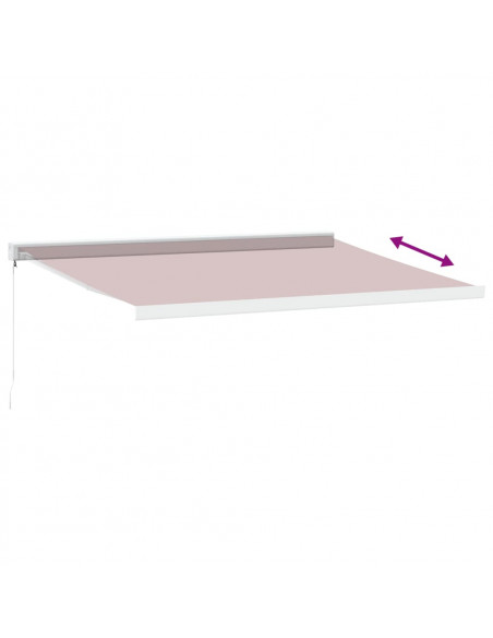 Tenda da Sole Retrattile Manuale Bordò 400x300 cm