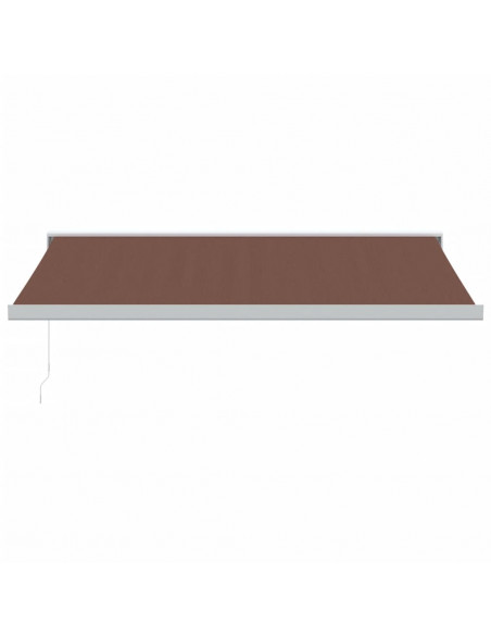 Tenda Sole Retrattile Manuale 400x300 cm Marrone