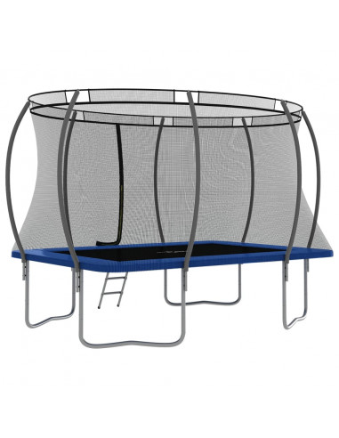 Set Trampolino Rettangolare 335x244x90 cm 150 kg