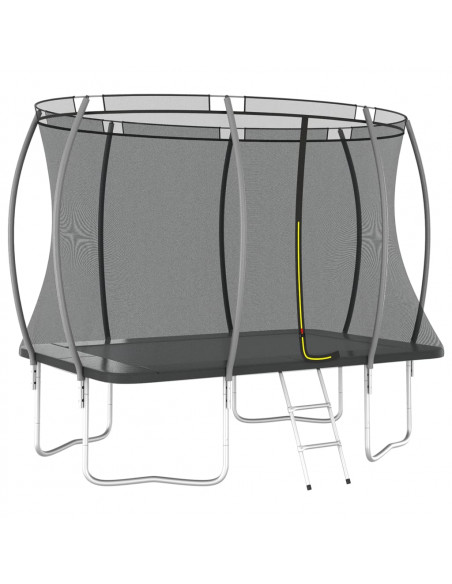 Set Trampolino Rettangolare 274x183x76 cm 150 kg