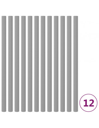 Manicotti in Schiuma per Pali del Trampolino 12 pz 92,5cm Grigi