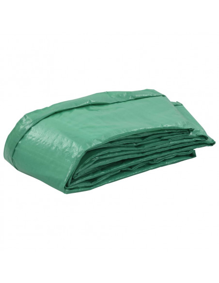 Tampone Sicurezza PE Verde Trampolino Rotondo 15 Piedi/4,57 m