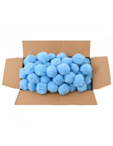 Sfera Filtrante Antibatterica per Piscina Blu 700g Polietilene