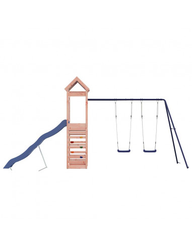 Set da Gioco da Esterno in Legno Massello di Douglas