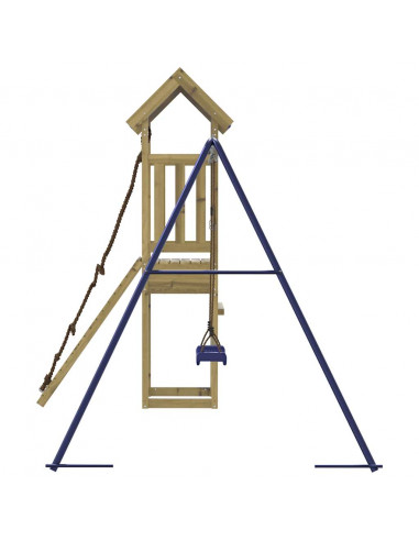 Set da Gioco da Esterno in Legno di Pino Impregnato