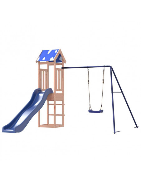 Set da Gioco da Esterno in Legno Massello di Douglas