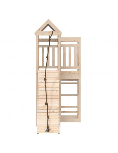 Set da Gioco da Esterno in Legno Massello di Pino