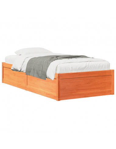 Giroletto Marrone Cera 100x200 cm in Legno Massello di Pino