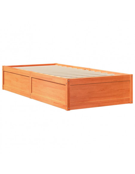 Giroletto Marrone Cera 100x200 cm in Legno Massello di Pino