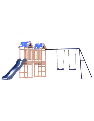 Set da Gioco da Esterno in Legno Massello di Douglas