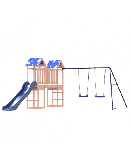 Set da Gioco da Esterno in Legno Massello di Douglas