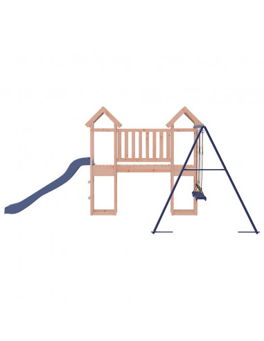 Set da Gioco da Esterno in Legno Massello di Douglas