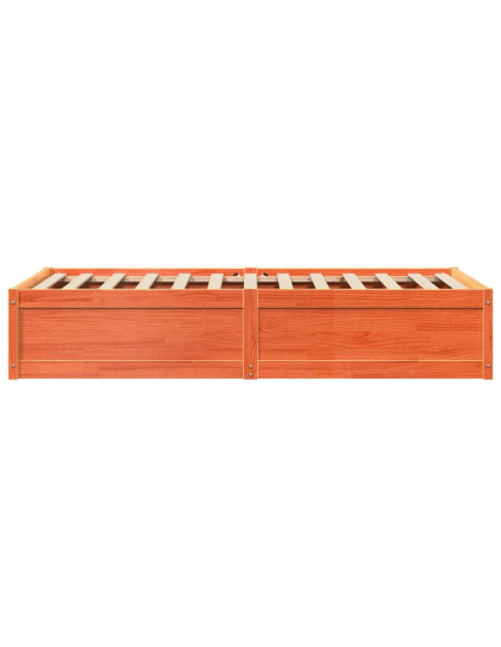 Giroletto Marrone Cera 100x200 cm in Legno Massello di Pino