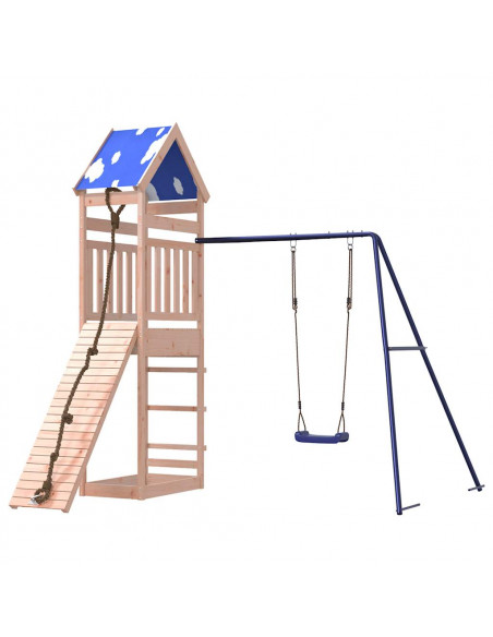 Set da Gioco da Esterno in Legno Massello di Douglas