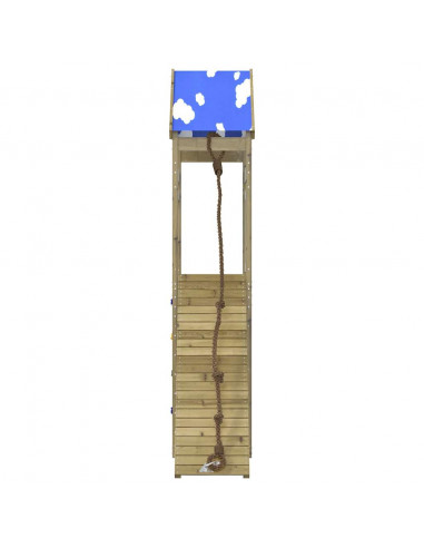 Set da Gioco da Esterno in Legno di Pino Impregnato