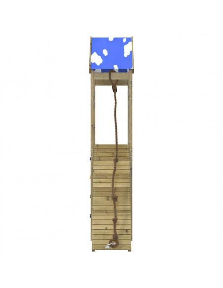 Set da Gioco da Esterno in Legno di Pino Impregnato