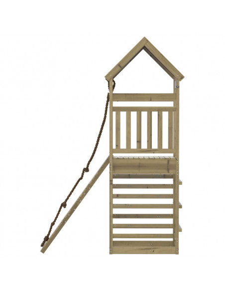 Set da Gioco da Esterno in Legno di Pino Impregnato