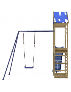 Set da Gioco da Esterno in Legno di Pino Impregnato 2