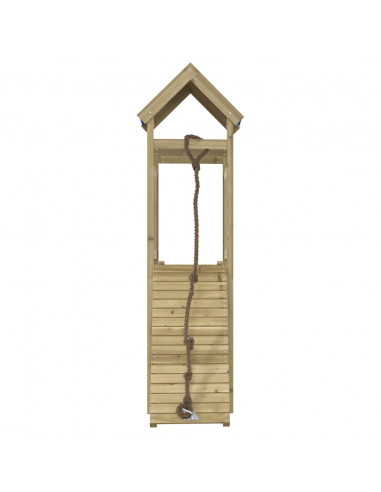 Set da Gioco da Esterno in Legno di Pino Impregnato