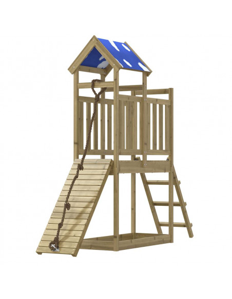 Set da Gioco da Esterno in Legno di Pino Impregnato