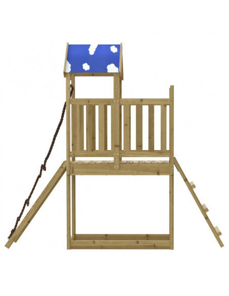 Set da Gioco da Esterno in Legno di Pino Impregnato