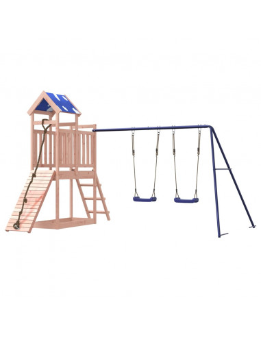 Set da Gioco da Esterno in Legno Massello di Douglas