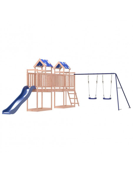 Set da Gioco da Esterno in Legno Massello di Douglas