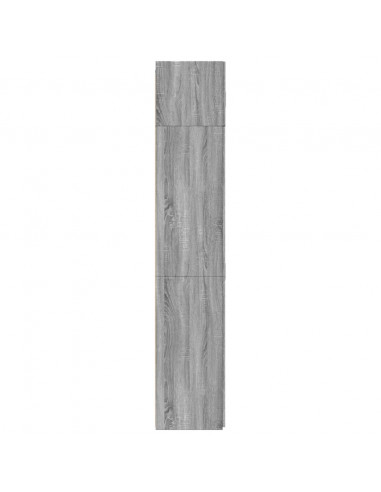 Armadietto Grigio Sonoma 80x42,5x225 cm in Truciolato