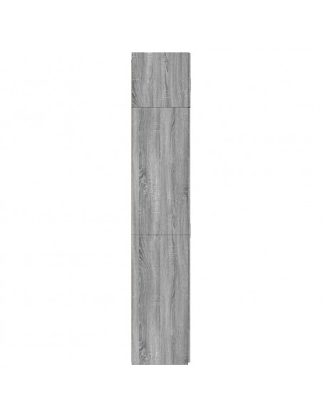 Armadietto Grigio Sonoma 80x42,5x225 cm in Truciolato