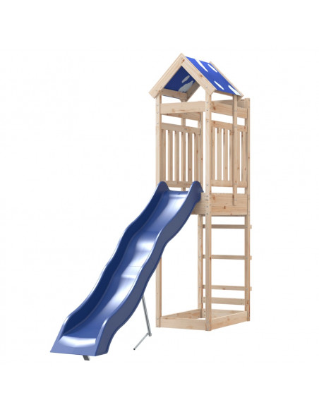 Set da Gioco da Esterno in Legno Massello di Pino