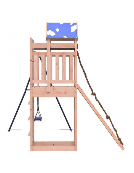 Set da Gioco da Esterno in Legno Massello di Douglas