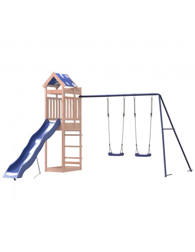 Set da Gioco da Esterno in Legno Massello di Douglas