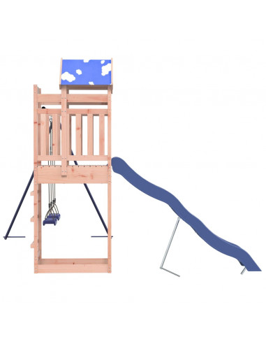 Set da Gioco da Esterno in Legno Massello di Douglas