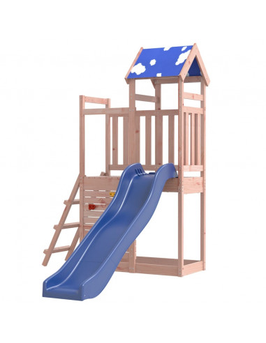 Set da Gioco da Esterno in Legno Massello di Douglas