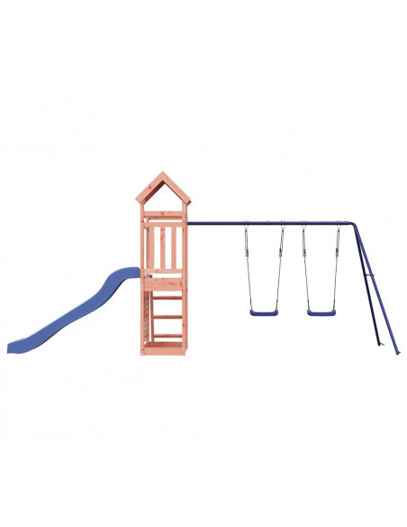 Set da Gioco da Esterno in Legno Massello di Douglas