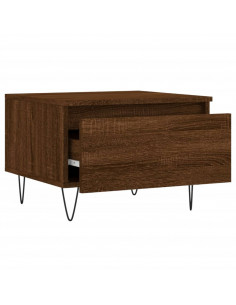 Tavolini Salotto 2pz Rovere Marrone 50x46x35 Legno Multistrato 2