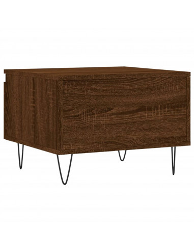 Tavolini Salotto 2pz Rovere Marrone 50x46x35 Legno Multistrato