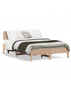 Giroletto senza Materasso 150x200 cm in Legno Massello di Pino 2